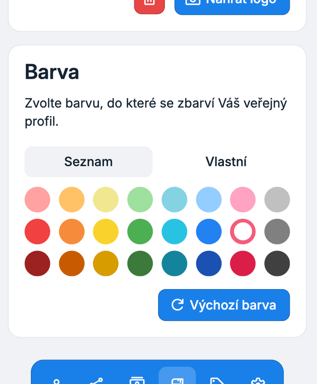 Změna barvy